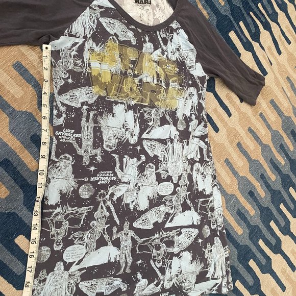 Vintage authentic Star Wars Baseball T/dress - Picture 1 of 5